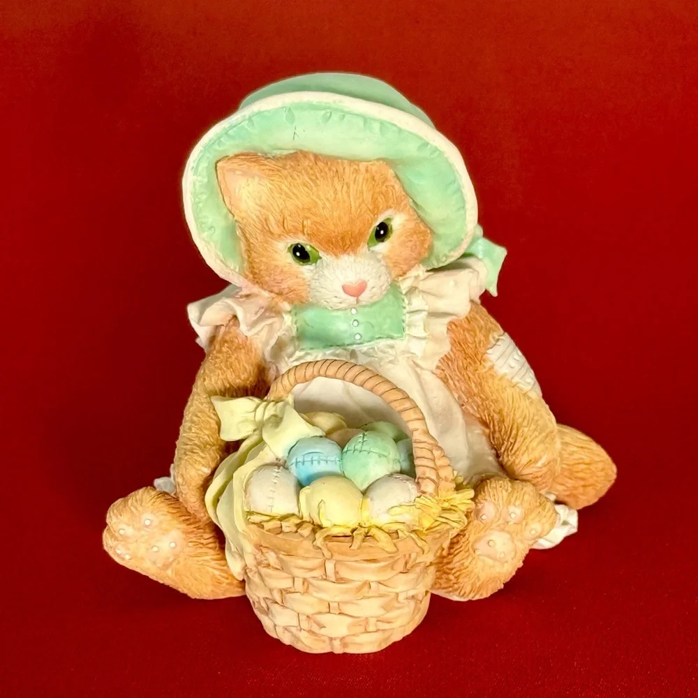 VTG ~ Enesco Calico Kittens figurine called 